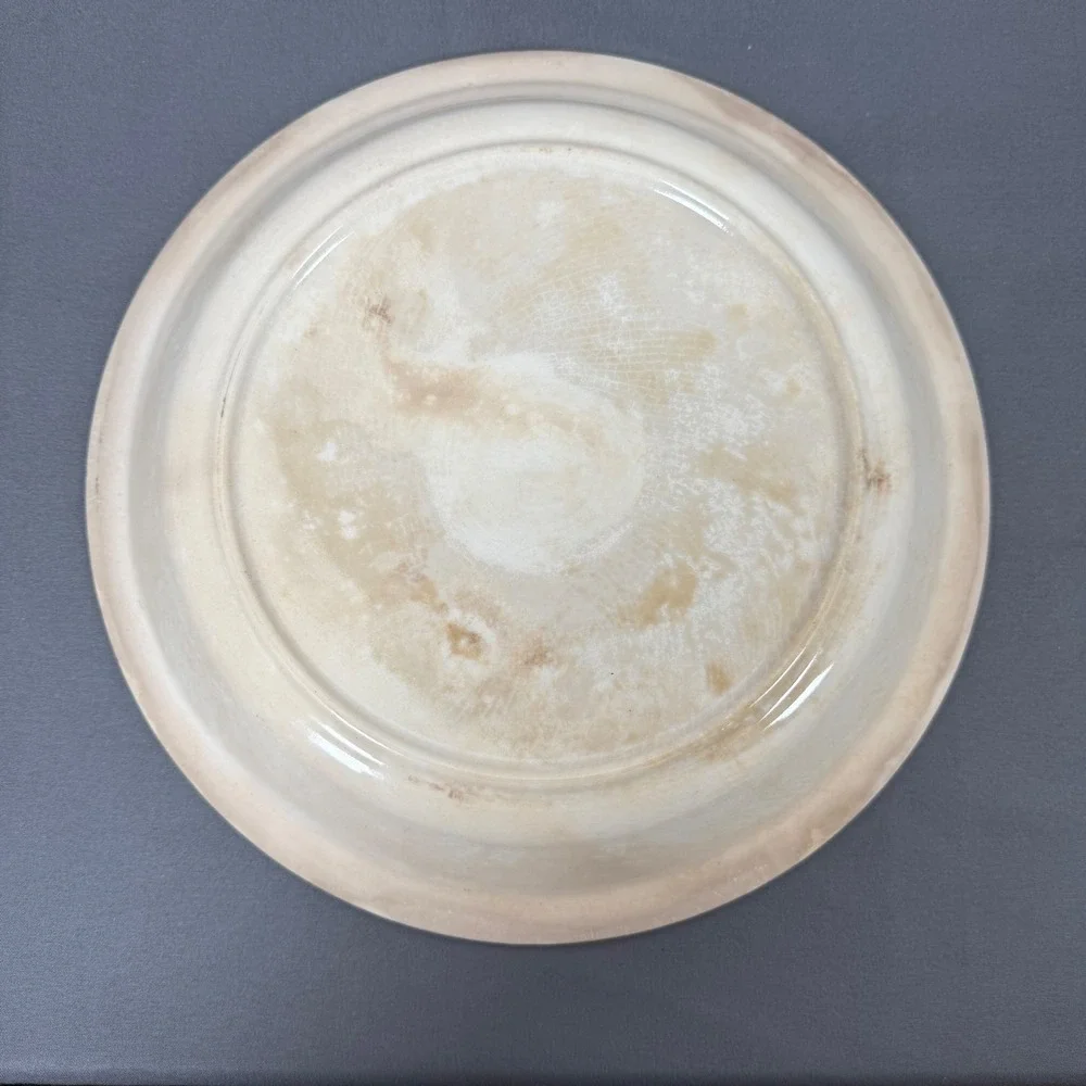 Vintage Ceramic Cherry Pie Recipe Baking Dish‎